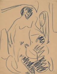 Akt am Strand, 1910