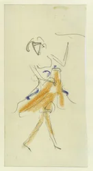 Eine Tänzerin, 1909-1910