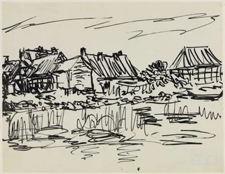 Bauernhäuser am Wasser (Fehmarn)