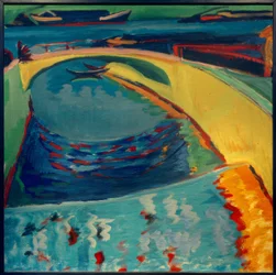 Brücke an der Prießnitzmündung