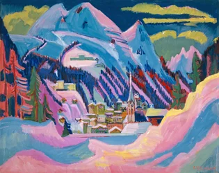 Davos im Winter, 1923