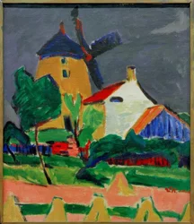 Die Windmühle bei Moritzburg