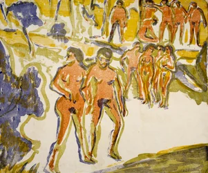 Gruppe von Schwimmern