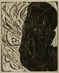 Kopf Henry van de Velde (dunkel) - Schwarzer van de Velde-Kopf