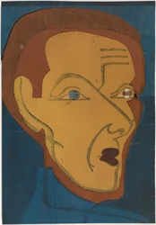 Selbstporträt, Farbstock I
