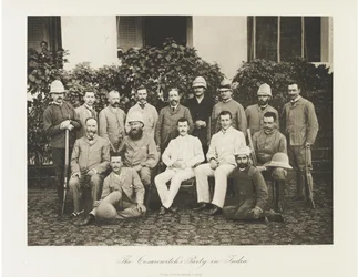 Zarewitsch Nikolaus Alexandrowitsch von Russland besucht Indien, 1891