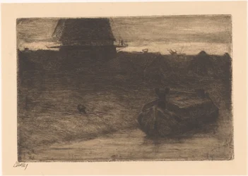 Boot auf einem Kanal