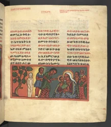 Szene aus dem Leben der Jungfrau Maria, aus 