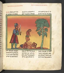 Or. 607 f030r, Szene aus dem Leben der Jungfrau Maria, aus 