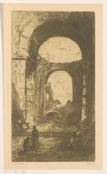Palatinische Ruine in Rom