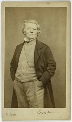 Porträt von Jean-Baptiste Camille Corot (1796-1875), Maler