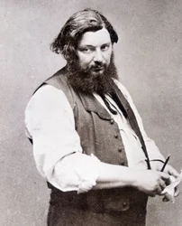 Porträt von Gustave Courbet (1819-1877)