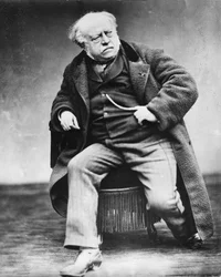 Porträt von Jules Simon von Fotograf Etienne Carjat. Originaldruck, Fonds der fotografischen Werkstatt Roth & Cie