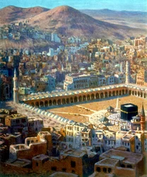 Ansicht von Mekka, aus La Vie de Mohammed, Prophete d