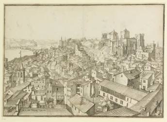 Von der Stadt Avignon und darüber hinaus: Ansicht der Stadt Avignon und der Umgebung