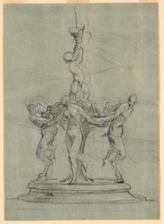 Entwurf für einen Brunnen
