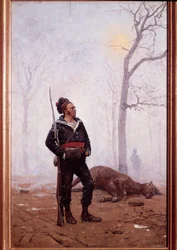 Soldat der Marineinfanterie im Jahr 1876
