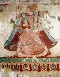 Tänzerin mit langer Tunika (Detail)