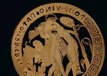Rotfiguriger Kylix aus Civita Castellana