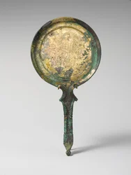Spiegel, frühes 3. Jahrhundert v. Chr. (Bronze)