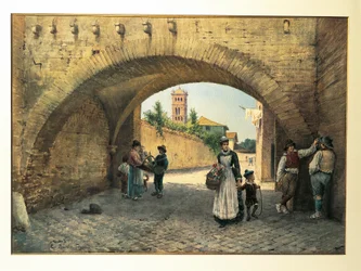 Italien, Rom, Bogen von Tolomei