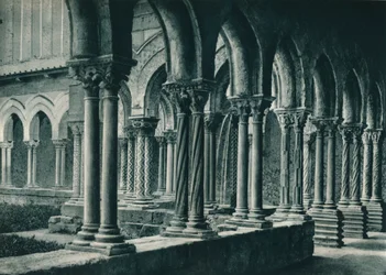 Kreuzgänge des Benediktinerklosters, Monreale, Sizilien, Italien