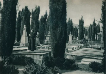 Teil des Friedhofs, Palermo, Sizilien, Italien