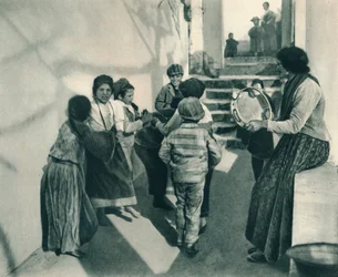 Tarantella, Capri, Italien, 1927