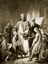 Karl der Große und seine Gelehrten, Illustration aus 