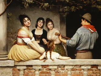 Auf dem Balkon, 1893