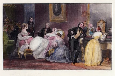 Die Genesung, Szene aus 