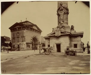 Alte Barriere du Trône (Mautpavillon und Säule)