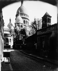 Paris, die Basilika Sacré-Cœur, ca. 1900