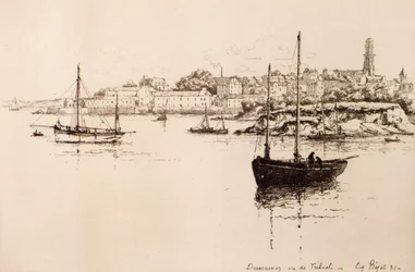 Dourarnenez von Treboul gesehen
