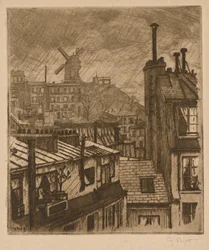 Montmartre, der Moulin de la Galette
