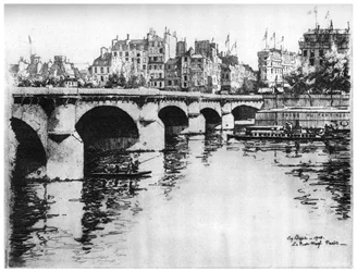 Pont Neuf, ca. 1870-1930, 1924