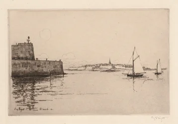 Saint-Malo von Dinard aus gesehen