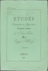 Gezeichnete und gravierte Studien nach der Natur