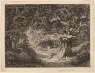 Le Charlemagne, Wald von Fontainebleau, 1861