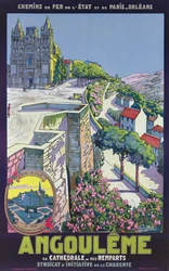 Poster, das Angouleme bewirbt