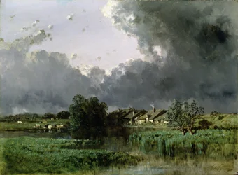 Weiler am Teichrand, 1849