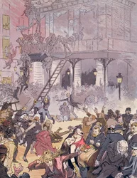 Feuer an der Opera Comique, 25. Mai 1887