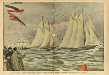 Illustration von Eugene Damblans (1865-1945) in Le Pelerin, 04/06/05 - La coupe de l