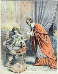 Illustration für "Vingt ans après" (Zwanzig Jahre danach)