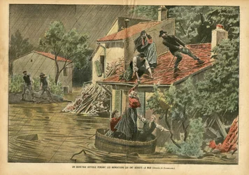 Illustration von Eugene Damblans (1865-1945) in Le Pelerin