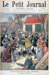 Die Gesandtschaft liefert, Boxeraufstand, China, 1900