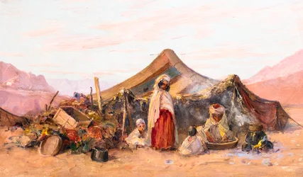 Nomadenlager in Südalgerien