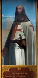 Porträt von Jacques de Molay (ca. 1243-1314), letzter Großmeister der Templer
