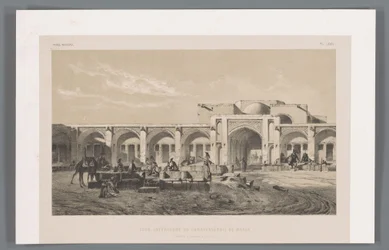 Innenhof der Karawanserei von Mahyar