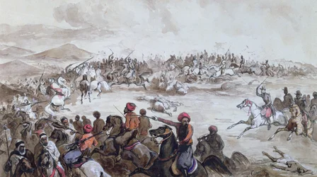 Gefangennahme des Stammes von Abd el-Kader durch Henri d